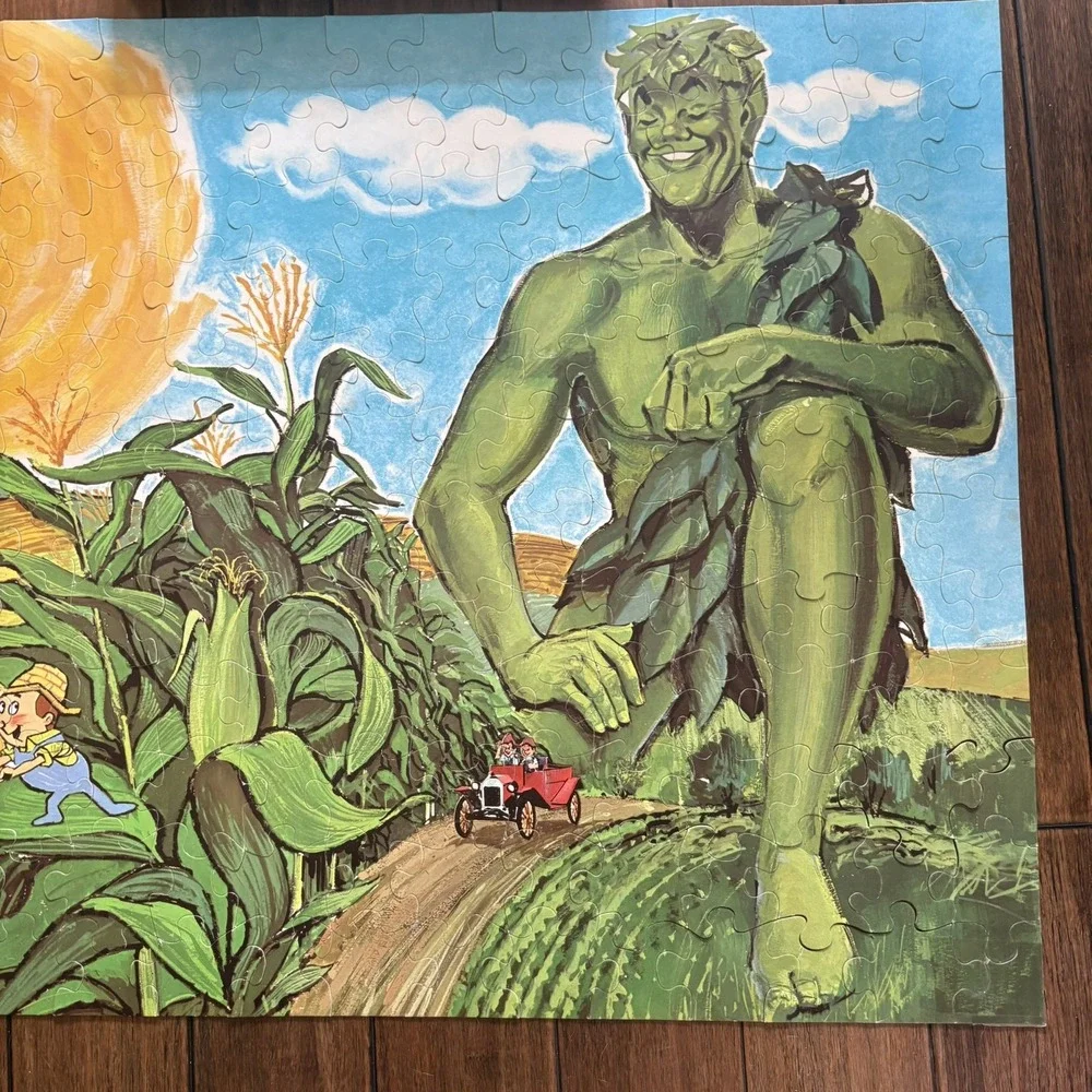 1970s Jolly Green Giant Jigsaw Puzzle 204 Pieces 2x3 Ft